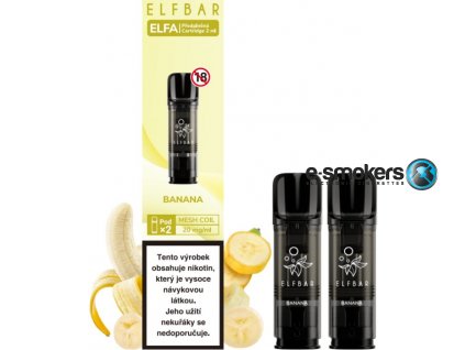 elf bar elfa pods cartridge 2pack banana 20mg