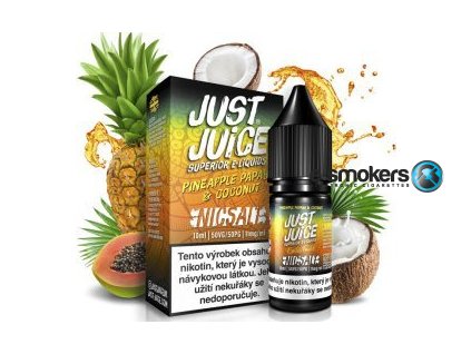 liquid just juice salt pineapple papaya coconut 10ml 11mg