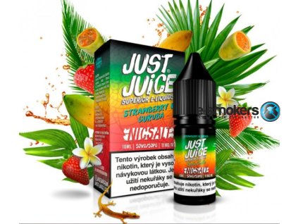 liquid just juice salt strawberry curuba 10ml 11mg