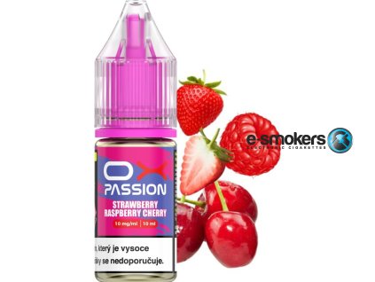 liquid oxva ox passion salts strawberry raspberry cherry 10ml 20mg