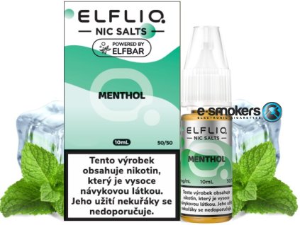 liquid elfliq nic salt menthol 10ml 10mg