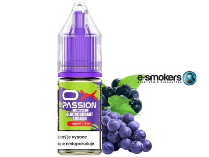 liquid oxva ox passion salts blackcurrant squash 10ml 20mg cz