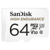 SanDisk High Endurance/micro SDXC/64GB/100MBps/UHS-I U3 / Class 10/+ Adaptér