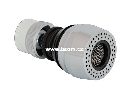 14557 sporic vody s kloubem a redukci cerny chrom lesk