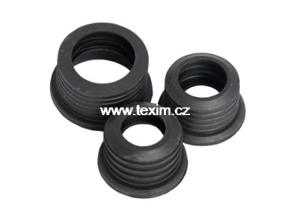 15538 redukce do hrdla trubky 50x40mm cerna