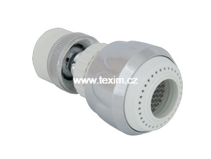 16501 sporic vody s kloubem chrom bily vlnka