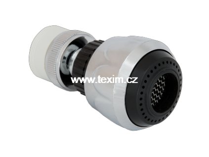 16504 sporic vody s kloubem chrom cerny vlnka