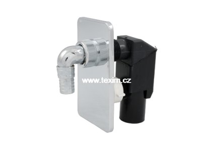 17488 sifon prackovy podomitkovy chrom 40 50