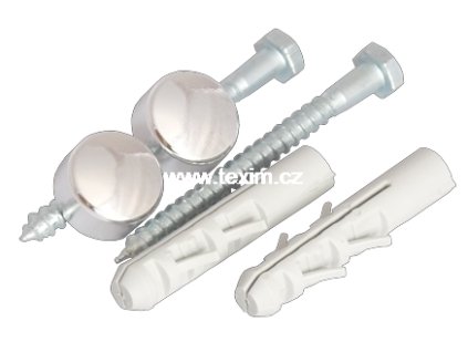 17611 komplet pripojeni wc 6x70 krytka chrom