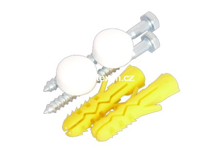 17617 komplet pripojeni wc 6x80 krytka bila