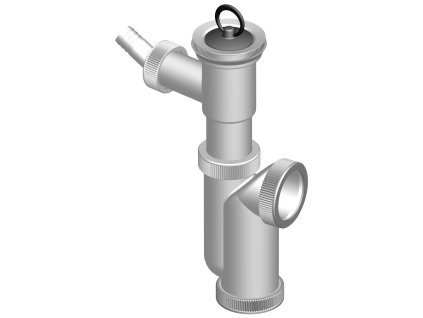 17908 sifon drezovy dn 40 50 s pripojkou nerez mrizka 70mm t 707