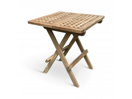 Skládací stolek Piknik teak (2)