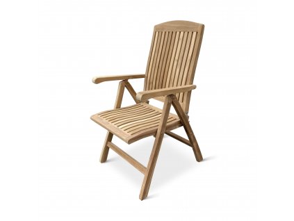 America I. polohovací dřevěná židle teak 1