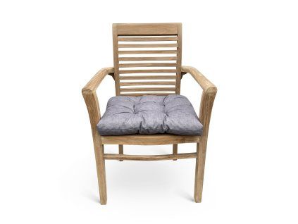 3098 polstr na kreslo 5cm sedy