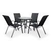 Zahradní set nábytku CAPRI 80cm + 4x židle RAMADA (3)