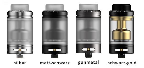 Gunmetal - HellVape 424 RTA  4ml Hybrid