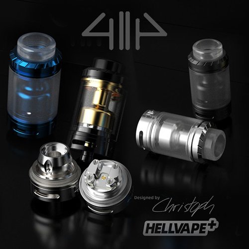 SS nerez - HellVape 424 RTA  4ml Hybrid