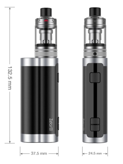 Red - Aspire Zelos X 18650 Sada