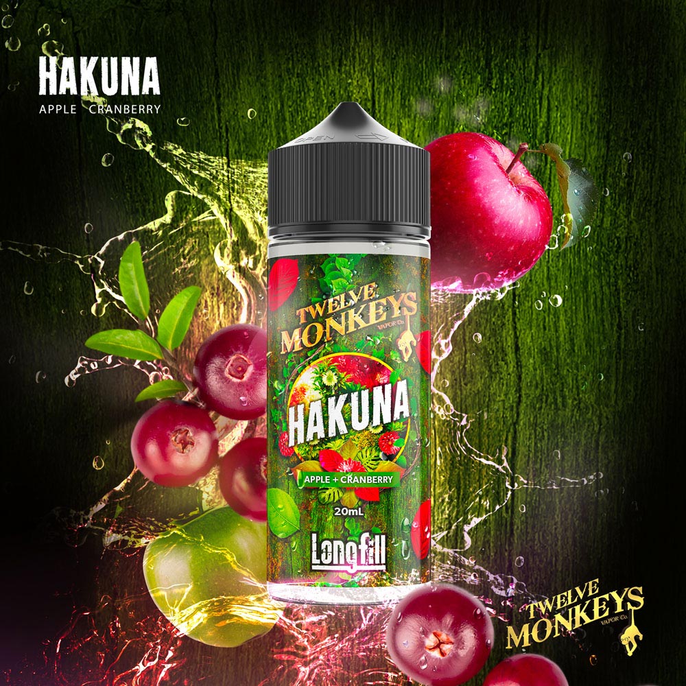 Hakuna - 12 Monkeys Classic Shake&Vape 20ml/120ml aróma