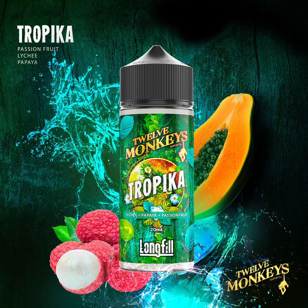 Tropika - 12 Monkeys Classic Shake&Vape 20ml/120ml aróma