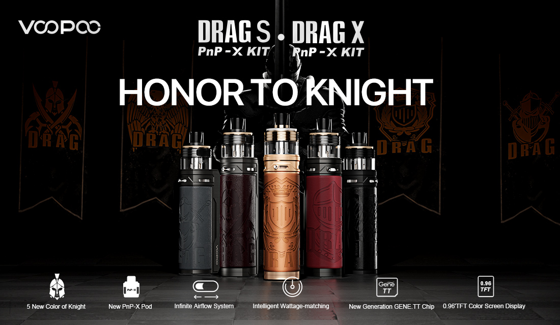 Shield Gold - VooPoo Drag S PnP-X 2500mAh