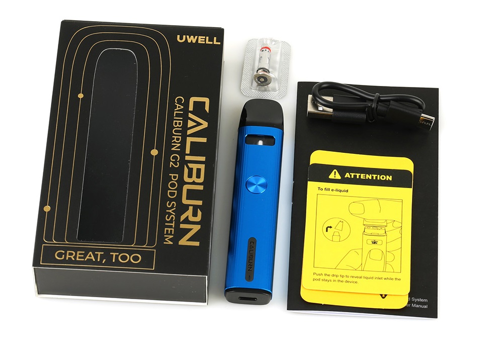 Obsah balenia Uwell Caliburn
