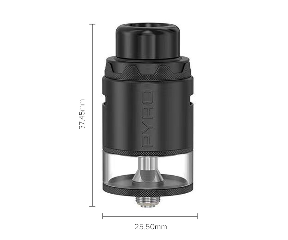 Gun Metal - Vandyvape Pyro IV RDTA 5ml