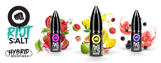 E-liquid Riot S: ALT 10ml / 10mg: Deluxe Passionfruit & Rhubarb