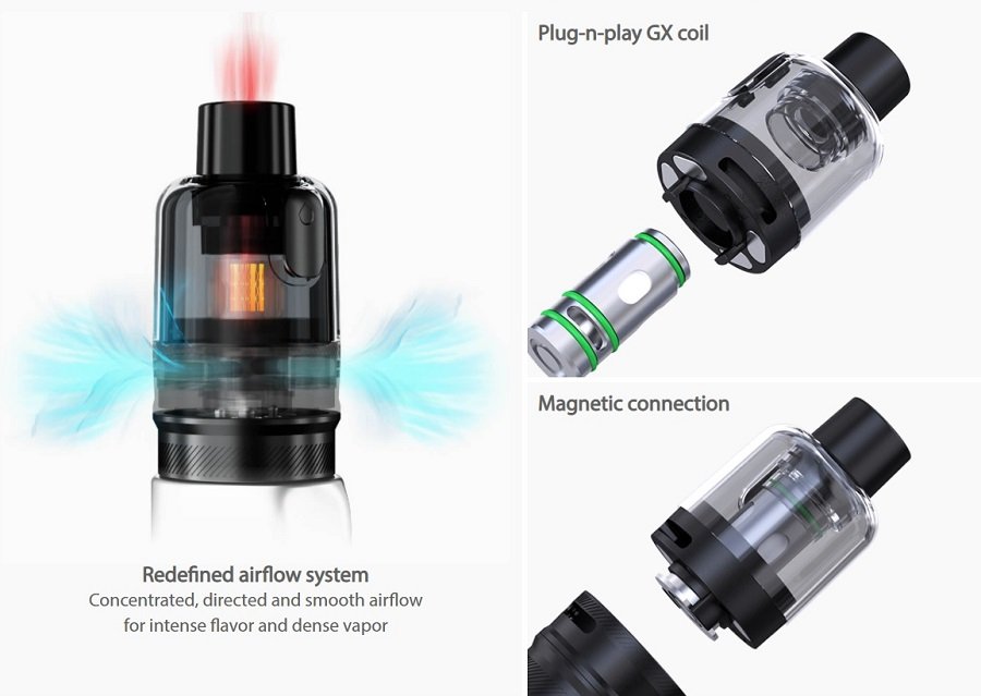 Detail Elektronickej cigarety Eleaf iSOLO