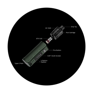 Alpine Green - Vaporesso GEN PT60 Pod Kit (2500mAh)