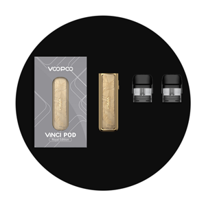Black Ripple - Voopoo Vinci Pod Royal Edition Sada 800mAh