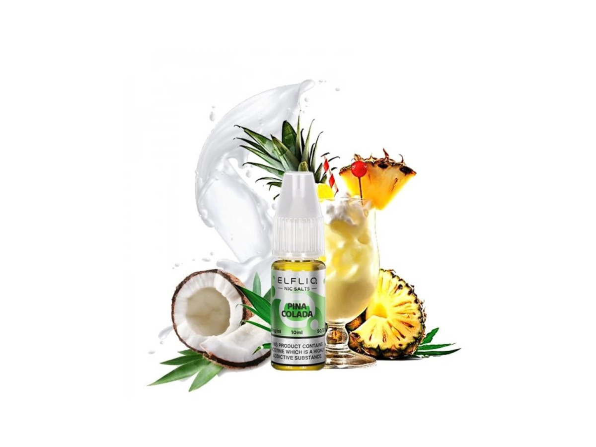 4. najlepší eliquid ElfLiq pina colada