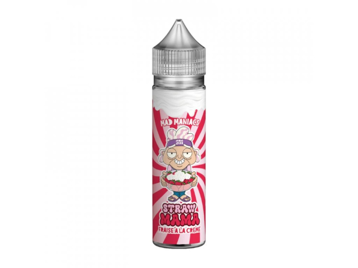 straw mama mad maniacs 50-60ml 00mg shortfill