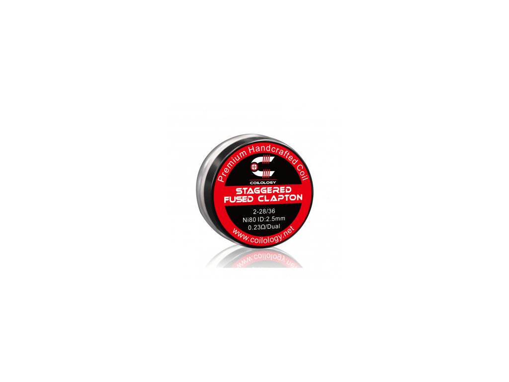2811 coilology predmotane spiralky staggered fused clapton ni80 0 23ohm