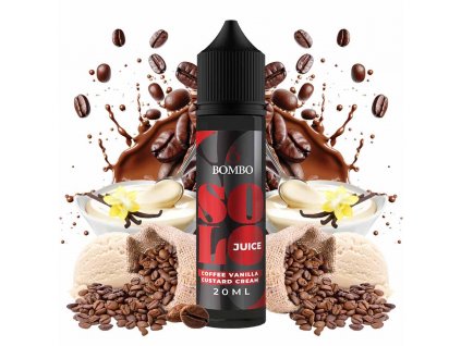 BOMBO SOLO JUICE - COFFEE VANILLA CUSTARD CREAM 20ML/60ML FLAVORSHOT