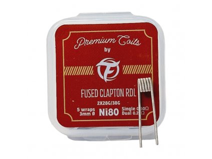 Fumytech predmotané špirálky Fused Clapton RDL Ni80 0.50Ω - 10ks/bal