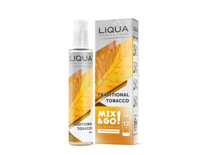 Príchuť LIQUA Mix & Go: Traditional Tobacco 12ml ITV
