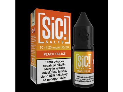 sicsalts thea peach tea ice