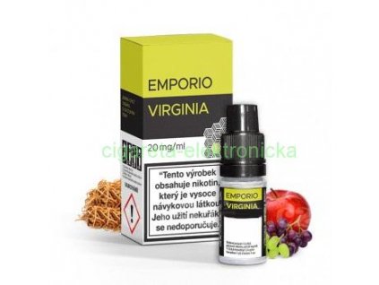 2937 e liquid emporio salt 10ml 12mg virginia tabakova zmes s ovocim