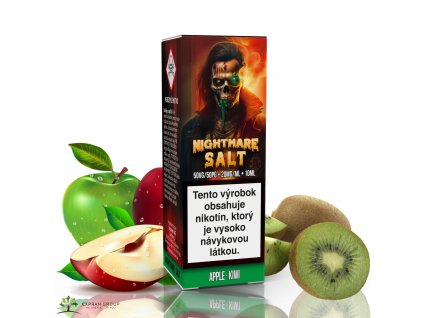 7545 apple kiwi nightmare salt 10ml 20mg ml
