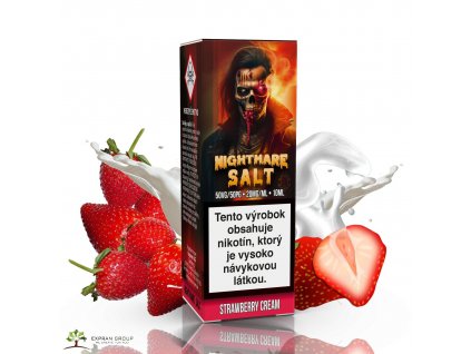 7590 strawberry cream nightmare salt 10ml 20mg ml