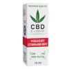 CBD Vape Liquid - Yoghurt Strawberry 600mg (6%) 10 ml
