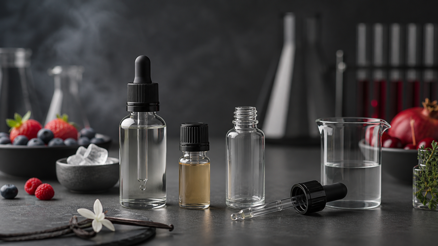 LIQUID NEBO AROMA ANEB JAK SI NAMÍCHAT VLASTNÍ E-LIQUID