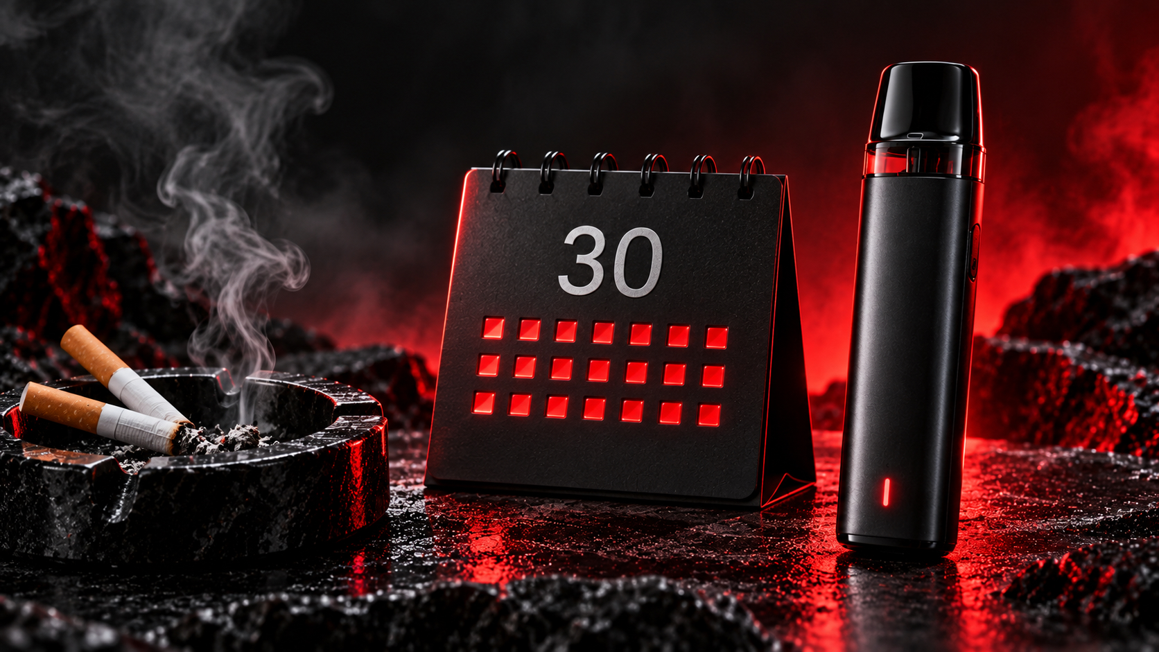 Z cigaret na e-cigaretu: plán na prvních 30 dní
