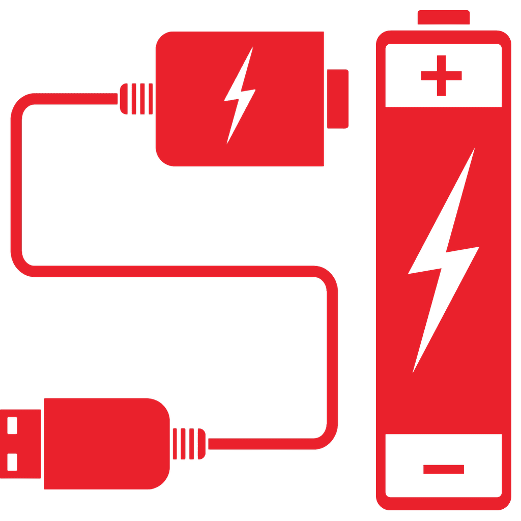 Baterie a nabíječky