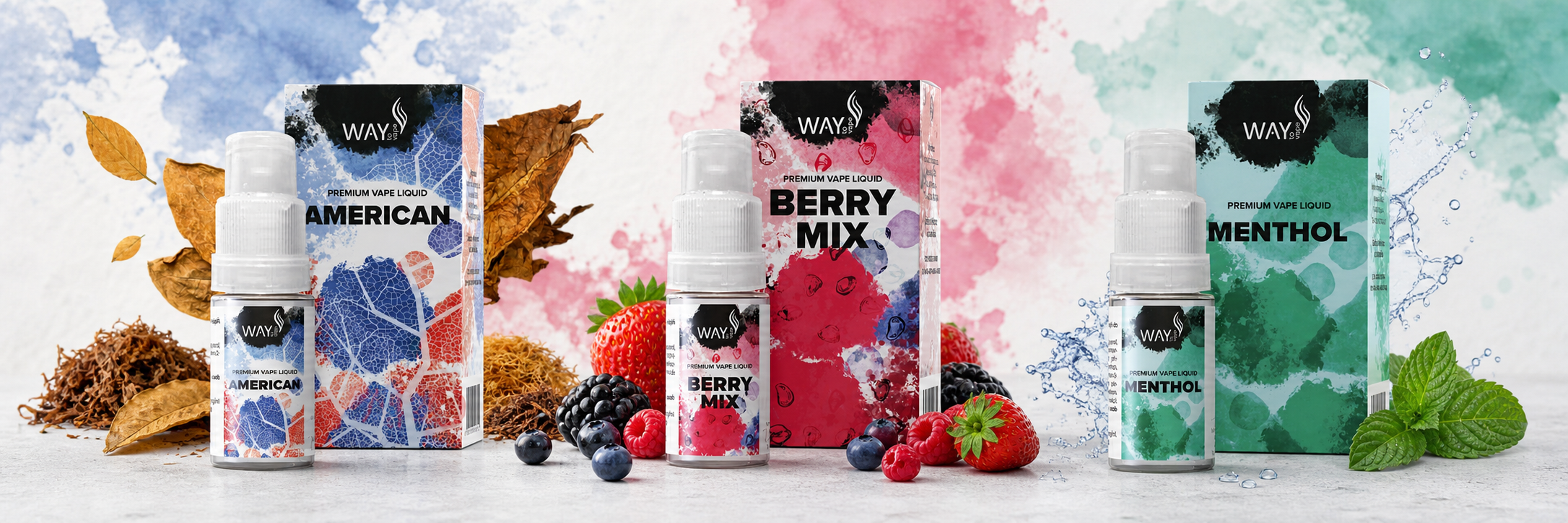 E-liquidy Way to Vape – nabídka příchutí