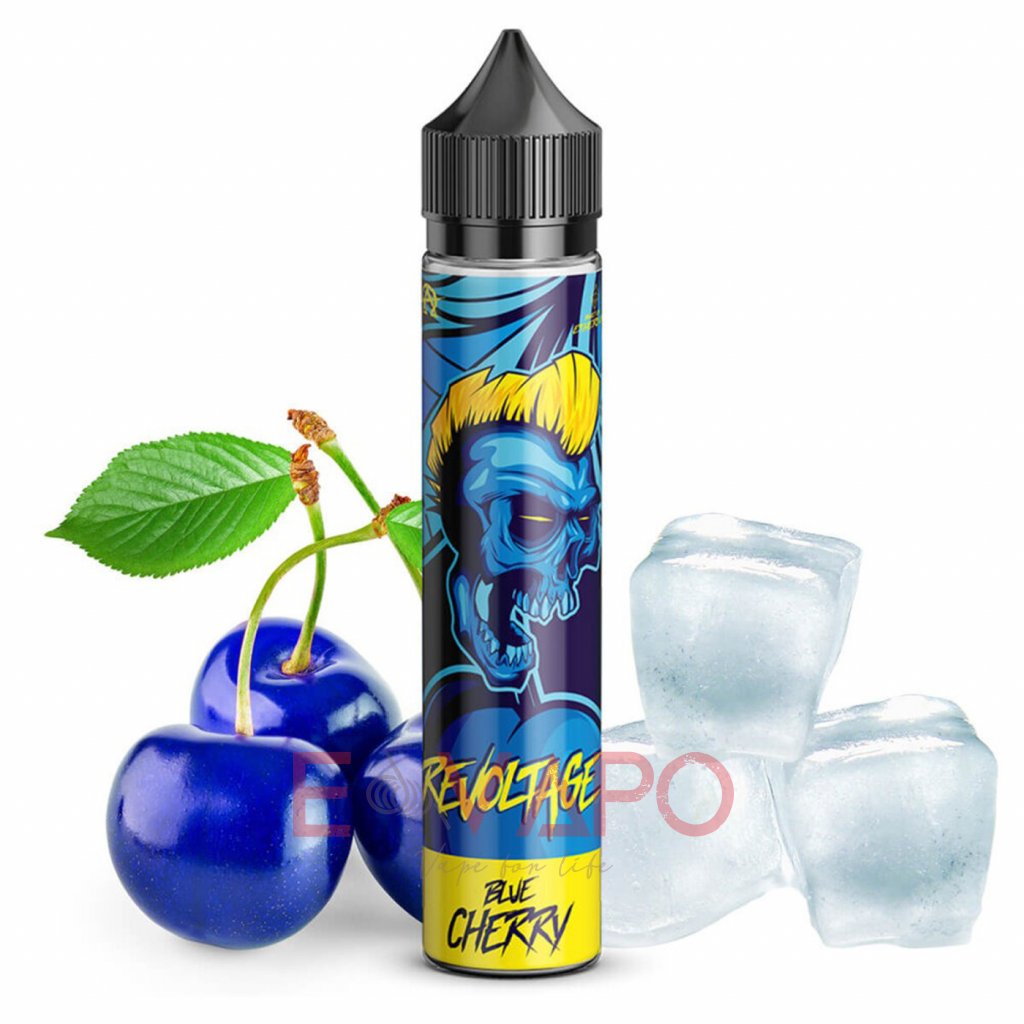 Příchuť Revoltage S&V Blue Cherry (modrá třešeň s ledem) 15ml