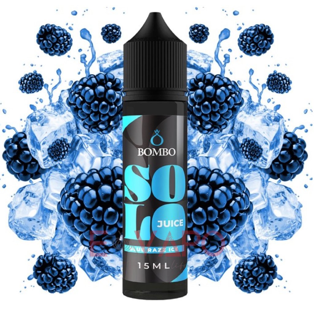 Příchuť Bomba Solo Juice Blue Razz Ice 15ml