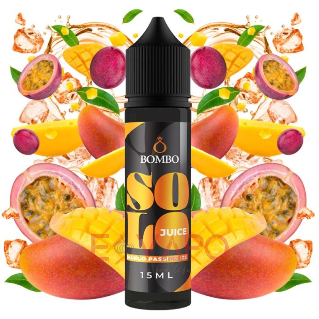 Příchuť Bomba Solo Juice Mango Passion Ice 15ml