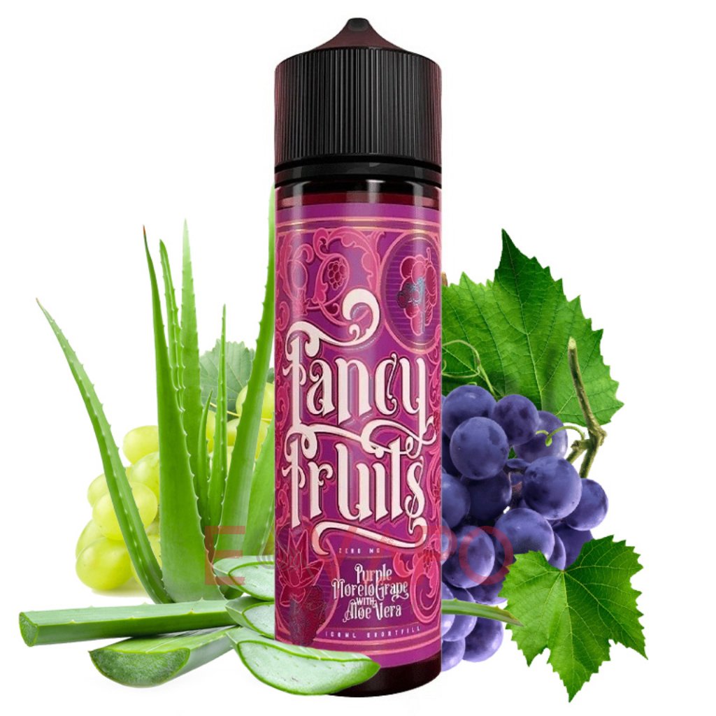fancy fruit shake and vape 10ml purple moreto grape and aloe vera